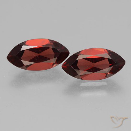 4.29ctw Naturel Rouge Sangria Grenat pyrope, Marquise, VVS-VS