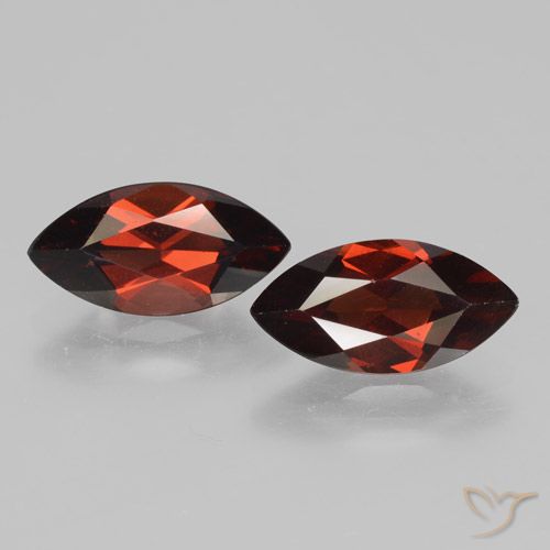 4.30ctw Naturel Rouge Sangria Grenat pyrope, Marquise, VVS-VS