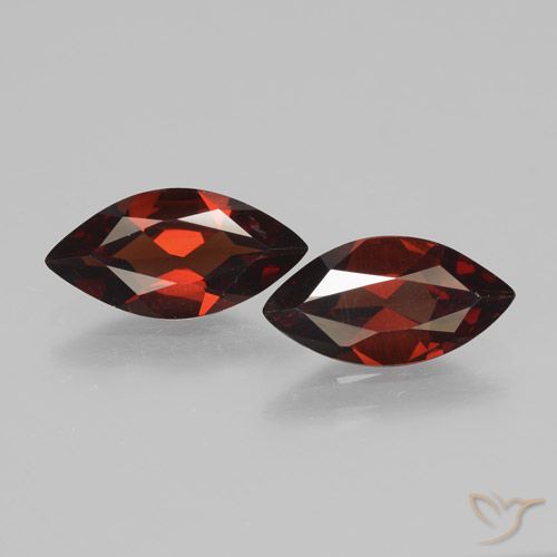 2.93ctw Naturel Rouge Sangria Grenat pyrope, Marquise, VVS-VS