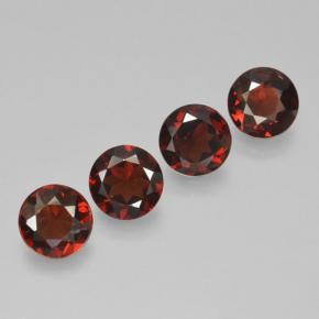 Achetez naturel 3.71ct Rouge sang profond Grenat pyrope gems, Coupe roude, En provenance Mozambique chez GemSelect. En stock, livraison internationale!