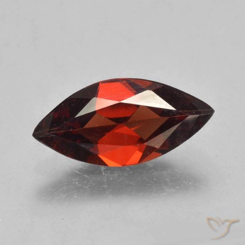 1.76ct Naturel Rouge foncé Grenat pyrope, Marquise, VVS-VS