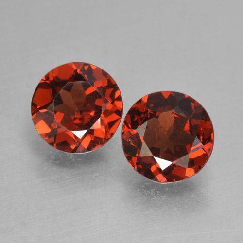 Achetez naturel 1,86ct rouge groseille grenat pyrope gems, coupe roude, en provenance mozambique chez gemselect. en stock, livraison internationale!