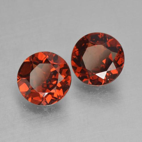 Achetez naturel 1,86ct rouge groseille grenat pyrope gems, coupe roude, en provenance mozambique chez gemselect. en stock, livraison internationale!