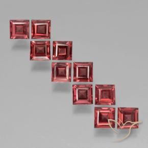 Shop natural 3.82ct Rouge écarlate Grenat pyrope gems, Carré, from Mozambique at GemSelect. In stock, global shipping!