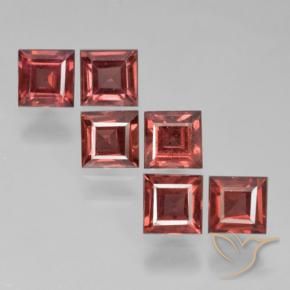 Shop natural 2.89ct Rouge écarlate léger Grenat pyrope gems, Carré, from Mozambique at GemSelect. In stock, global shipping!