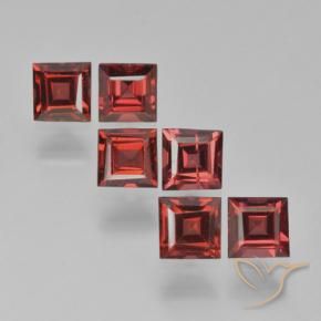 Shop natural 2.43ct Rouge écarlate profond Grenat pyrope gems, Carré, from Mozambique at GemSelect. In stock, global shipping!