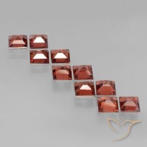 Shop natural 4.54ct Brique rouge Grenat pyrope gems, Carré, from Mozambique at GemSelect. In stock, global shipping!
