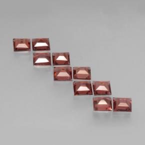 Achetez naturel 3,65ct rouge grenat pyrope gems, carré, en provenance mozambique chez gemselect. en stock, livraison internationale!