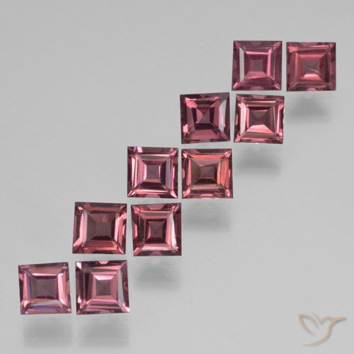 3.63ctw Naturel Rouge moyen-foncé Grenat pyrope, Carré, VS