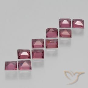 Shop natural 3.63ct Rouge moyen-foncé Grenat pyrope gems, Carré, from Mozambique at GemSelect. In stock, global shipping!