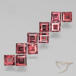 Shop natural 3.82ct Rouge écarlate Grenat pyrope gems, Carré, from Mozambique at GemSelect. In stock, global shipping!