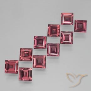 Shop natural 4.42ct Rouge moyen-foncé Grenat pyrope gems, Carré, from Mozambique at GemSelect. In stock, global shipping!
