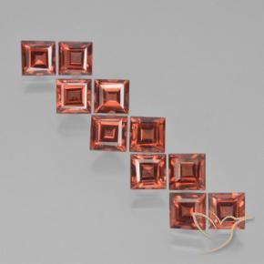 Shop natural 4.71ct Brique rouge Grenat pyrope gems, Carré, from Mozambique at GemSelect. In stock, global shipping!