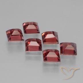 Shop natural 2.87ct Rouge écarlate profond Grenat pyrope gems, Carré, from Mozambique at GemSelect. In stock, global shipping!