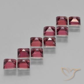 Achetez naturel 4.79ct Rouge moyen Grenat pyrope gems, Carré, En provenance Mozambique chez GemSelect. En stock, livraison internationale!