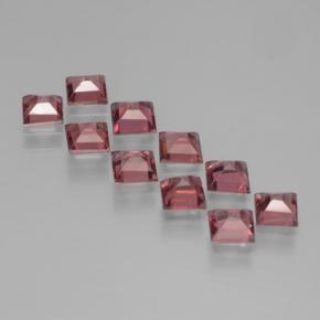 Achetez naturel 3,44ct rouge grenat pyrope gems, carré, en provenance mozambique chez gemselect. en stock, livraison internationale!