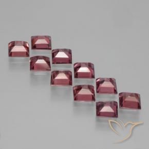 Achetez naturel 4,13ct rouge grenat pyrope gems, carré, en provenance mozambique chez gemselect. en stock, livraison internationale!