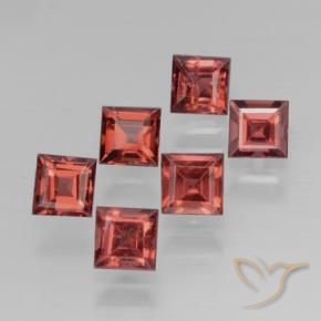 Shop natural 2.64ct Rose foncé Rouge Grenat pyrope gems, Carré, from Mozambique at GemSelect. In stock, global shipping!