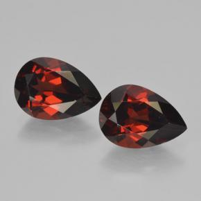Achetez naturel ct rouge grenat pyrope gems, en forme de poire, en provenance mozambique chez gemselect. en stock, livraison internationale!