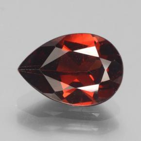Grenat pyrope Rouge foncé naturelle En forme de poire, 2.24 ct, VS