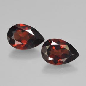 Achetez naturel 4,02ct rouge grenat pyrope gems, en forme de poire, en provenance mozambique chez gemselect. en stock, livraison internationale!