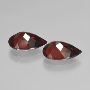 Achetez naturel 4,02ct rouge grenat pyrope gems, en forme de poire, en provenance mozambique chez gemselect. en stock, livraison internationale!