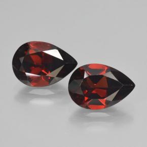 Achetez naturel 4,67ct rouge grenat pyrope gems, en forme de poire, en provenance mozambique chez gemselect. en stock, livraison internationale!