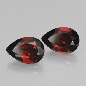 Achetez naturel 4,67ct rouge grenat pyrope gems, en forme de poire, en provenance mozambique chez gemselect. en stock, livraison internationale!