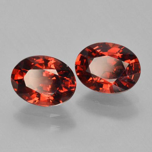 Achetez naturel 3,05ct rouge grenat pyrope gems, coupe ovale, en provenance mozambique chez gemselect. en stock, livraison internationale!