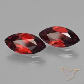Shop natural 3.50ct Rouge sang profond Grenat pyrope gems, Marquise, from Mozambique at GemSelect. In stock, global shipping!