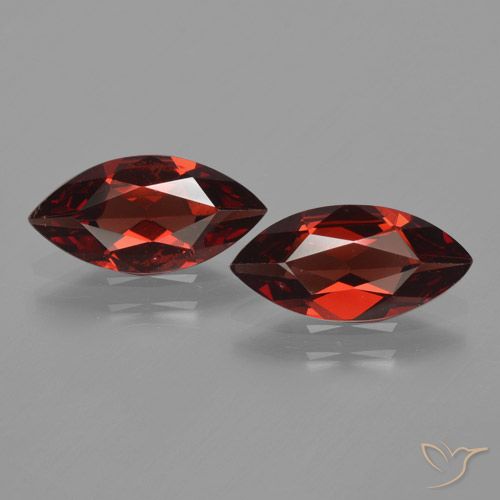 3.08ctw Naturel Rouge foncé Grenat pyrope, Marquise, VVS-VS