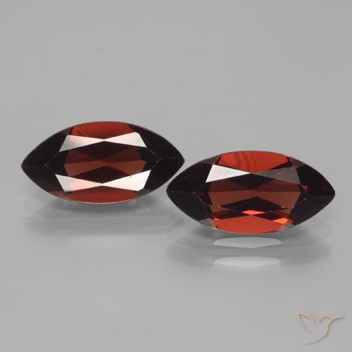 4.18ctw Naturel Rouge foncé Grenat pyrope, Marquise, VVS-VS