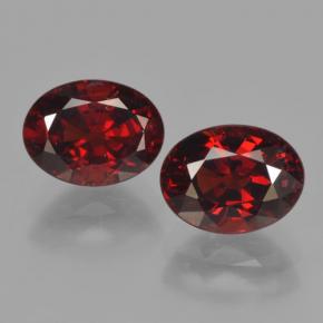 Achetez naturel 3,60ct rouge foncé grenat pyrope gems, coupe ovale, en provenance mozambique chez gemselect. en stock, livraison internationale!