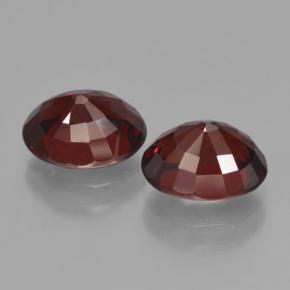 Achetez naturel 3,60ct rouge foncé grenat pyrope gems, coupe ovale, en provenance mozambique chez gemselect. en stock, livraison internationale!