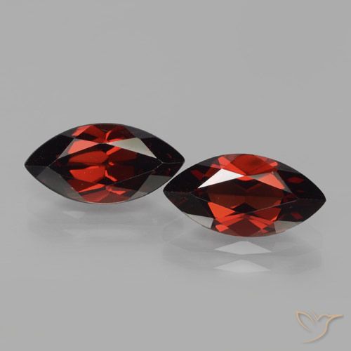 4.61ctw Naturel Rouge foncé Grenat pyrope, Marquise, VVS-VS
