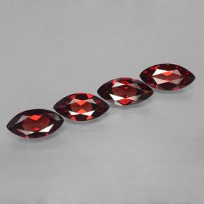 Achetez naturel 6,94ct rouge grenat pyrope gems, marquise, en provenance mozambique chez gemselect. en stock, livraison internationale!