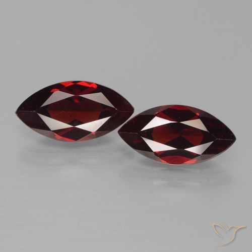 4.32ctw Naturel Rouge foncé Grenat pyrope, Marquise, VVS-VS