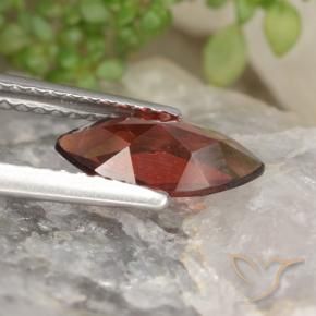 Grenat pyrope Rouge foncé naturelle Marquise, 1.16 ct, VVS-VS