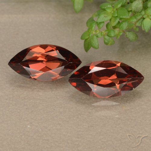 2.39ctw Naturel Rouge Sangria Grenat pyrope, Marquise, VVS-VS