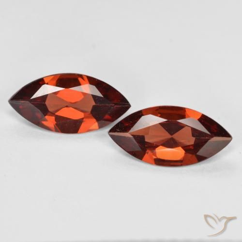 1.77ctw Naturel Rouge foncé Grenat pyrope, Marquise, VVS-VS