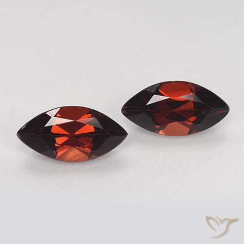 2.42ctw Naturel Rouge foncé Grenat pyrope, Marquise, VVS-VS