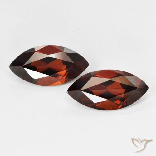 2.80ctw Naturel Rouge foncé Grenat pyrope, Marquise, VVS-VS