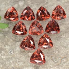 Achetez naturel 2,82ct rouge grenat pyrope gems, trillion, en provenance mozambique chez gemselect. en stock, livraison internationale!