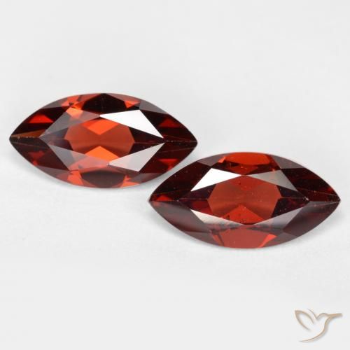 2.34ctw Naturel Rouge merlot Grenat pyrope, Marquise, VVS-VS