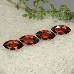 Achetez naturel 4,30ct rouge intense grenat pyrope gems, marquise, en provenance mozambique chez gemselect. en stock, livraison internationale!