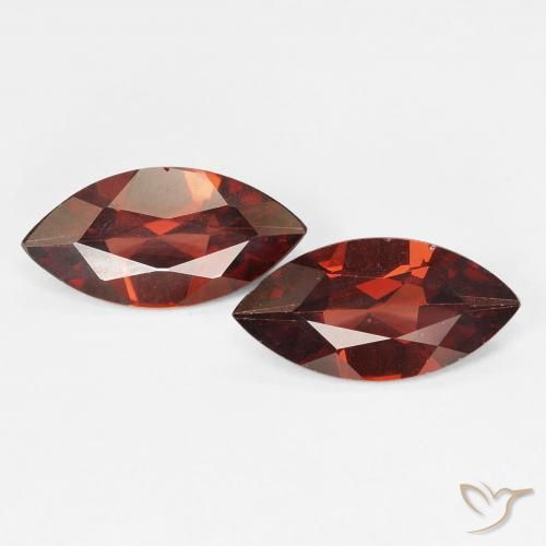 2.00ctw Naturel Rouge écarlate profond Grenat pyrope, Marquise, VVS-VS