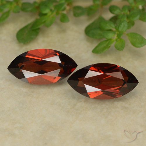 3.06ctw Naturel Rouge foncé Grenat pyrope, Marquise, VVS-VS