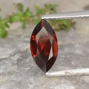 Grenat pyrope Rouge foncé naturelle Marquise, 1.31 ct, VVS-VS