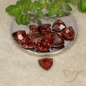Achetez naturel 3.16ct Rouge écarlate profond Grenat pyrope gems, Trillion, En provenance Mozambique chez GemSelect. En stock, livraison internationale!