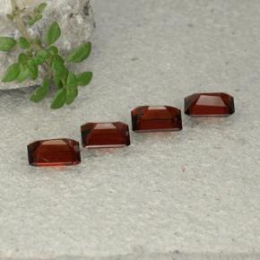 Achetez naturel 2,58ct rouge grenat pyrope gems, taille émeraude, en provenance mozambique chez gemselect. en stock, livraison internationale!